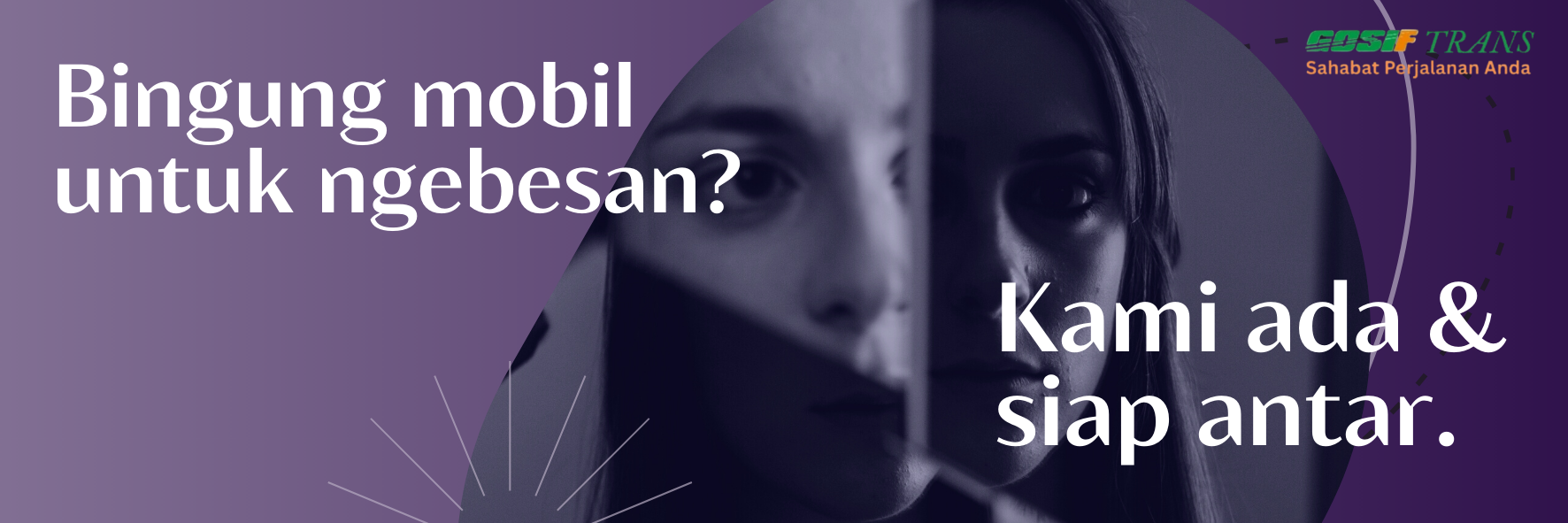 Butuh mobil untuk ngebesan